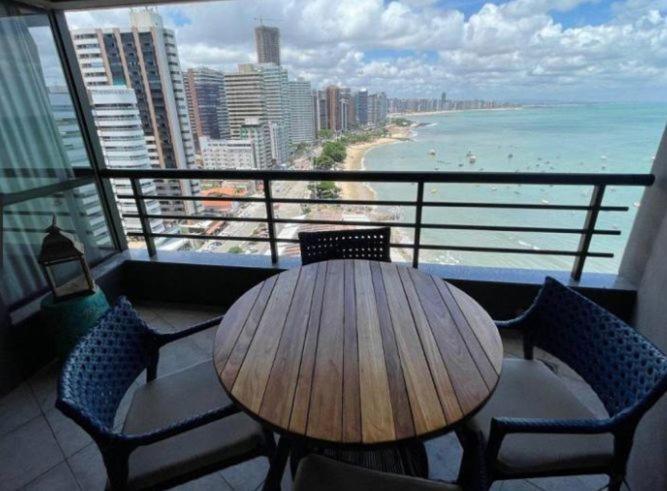 Flat Iate Plaza Na Beira Mar Com Vista Mar Apartment Fortaleza  Bagian luar foto